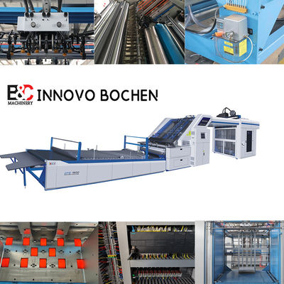 Vollintelligente Hochgeschwindigkeitsflötenlaminiermaschine mit Blei-Edge-Zuführungssystem