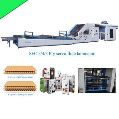 Sfc1700 3-Schicht-automatische Flötenlaminiermaschine für Wellkarton