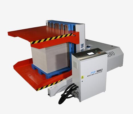 Minimale Bogengröße 400x380mm Auto Flötenpapier-Laminator unterstützt maximale Papiergröße 1500x1500mm oder 1700x1700mm und Laminiergerät