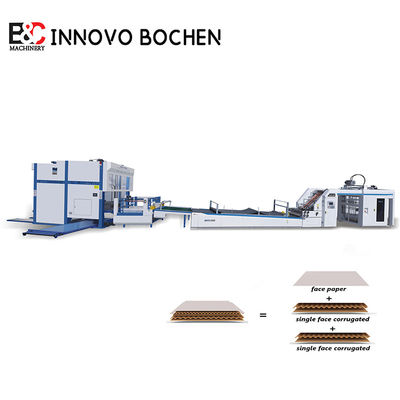 Laminationsmaschine Automatische Flötenlaminierungsmaschine mit Spitzenpapierdicke 150-800 gm für Verpackungslinien