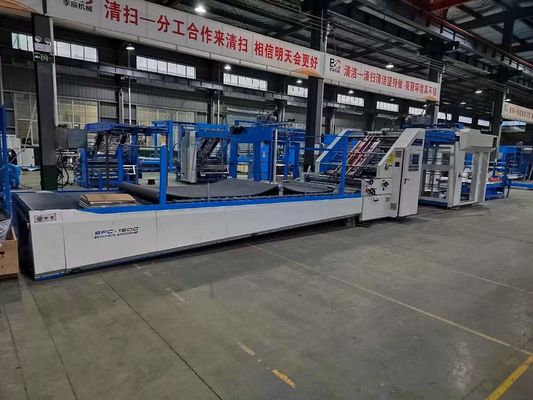 180 m/min Hochgeschwindigkeits-Flut-Laminator für die Lamination von Pappe