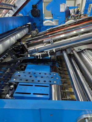 Hochgeschwindigkeits 5 Ply Servo-gesteuerte Blech-zu-Blatt-Laminationsmaschine für Wellpappe- und Kartonkombination