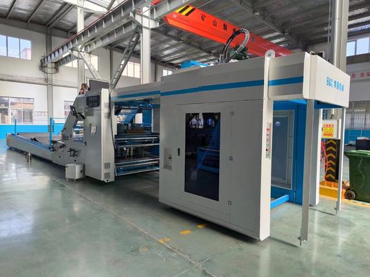 Erweiterte Blech-zu-Blatt-Laminationsmaschine für Wellpapier mit automatischer Korrektur und Servo-Steuerung bei 160 m/Min