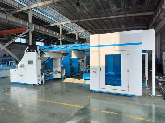 Maschine zur Lamination mit Flöte mit überlappender Zuführung und Servo-Steuerung