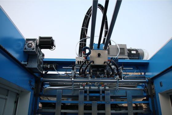 Überlappungs- und Servo-Steuerungsmaschine mit Hochgeschwindigkeits-Flutlaminator für gebogene Wellplatten mit fortschrittlicher Technologie