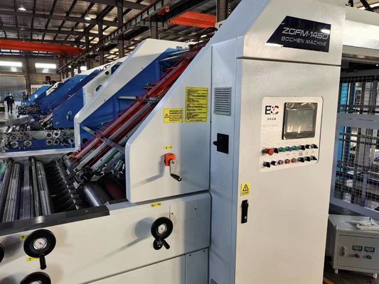 Multi Falten-Hochgeschwindigkeitsflöten-Laminiermaschinen-Maschine 20Kw PLC-Steuerung