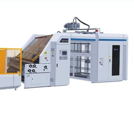 160 m / min automatische Flötenlaminatormaschine 150-800 g / m² mit CE-Schild zum Drucken