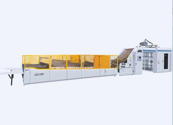 Das Spitzenblatt, zum von Blatt-hoher Geschwindigkeit einen Tiefstand zu erreichen Wellpappen-automatische Flöten-Laminiermaschinen-Maschine