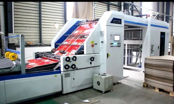 Hochgeschwindigkeits-Wellpappe-Laminiermaschine Wellpappe zum Einfügen von Laminier-Klebemaschine