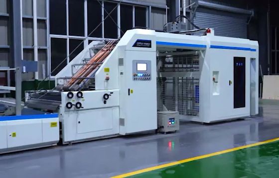 14000pcs/Hour Flöte lamellierende Maschine 800gsm Wellpappen-hohe Geschwindigkeit