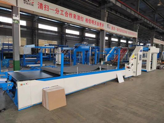 Automatische Walzkartonflötenlaminiermaschine ZGFM1500 Hochgeschwindigkeit