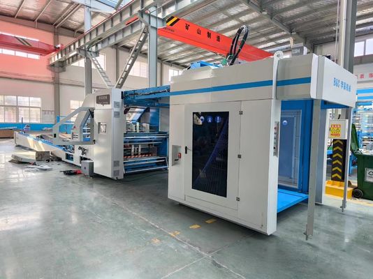 Hochgeschwindigkeits 5 Ply Servo-gesteuerte Blech-zu-Blatt-Laminationsmaschine für Wellpappe- und Kartonkombination