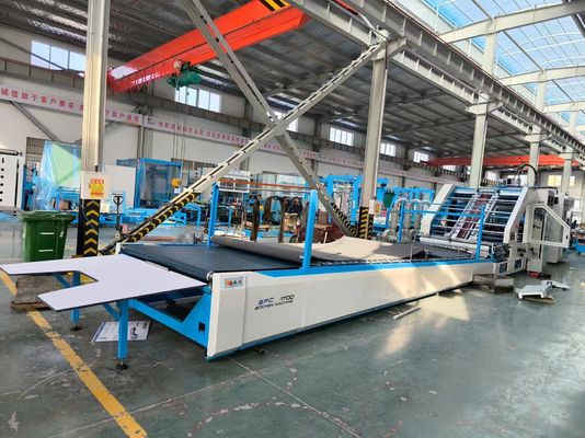 Hochgeschwindigkeits-Blatt-zu-Blatt-Laminationsmaschine für Wellpapier mit Servo-Steuerung und automatischer Korrektur bei 150 m/Min