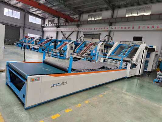Hochgeschwindigkeitsflügellaminiermaschine mit flexiblen Blechzufuhroptionen und digitaler Klebe-Steuerung für und Wellenlaminierung
